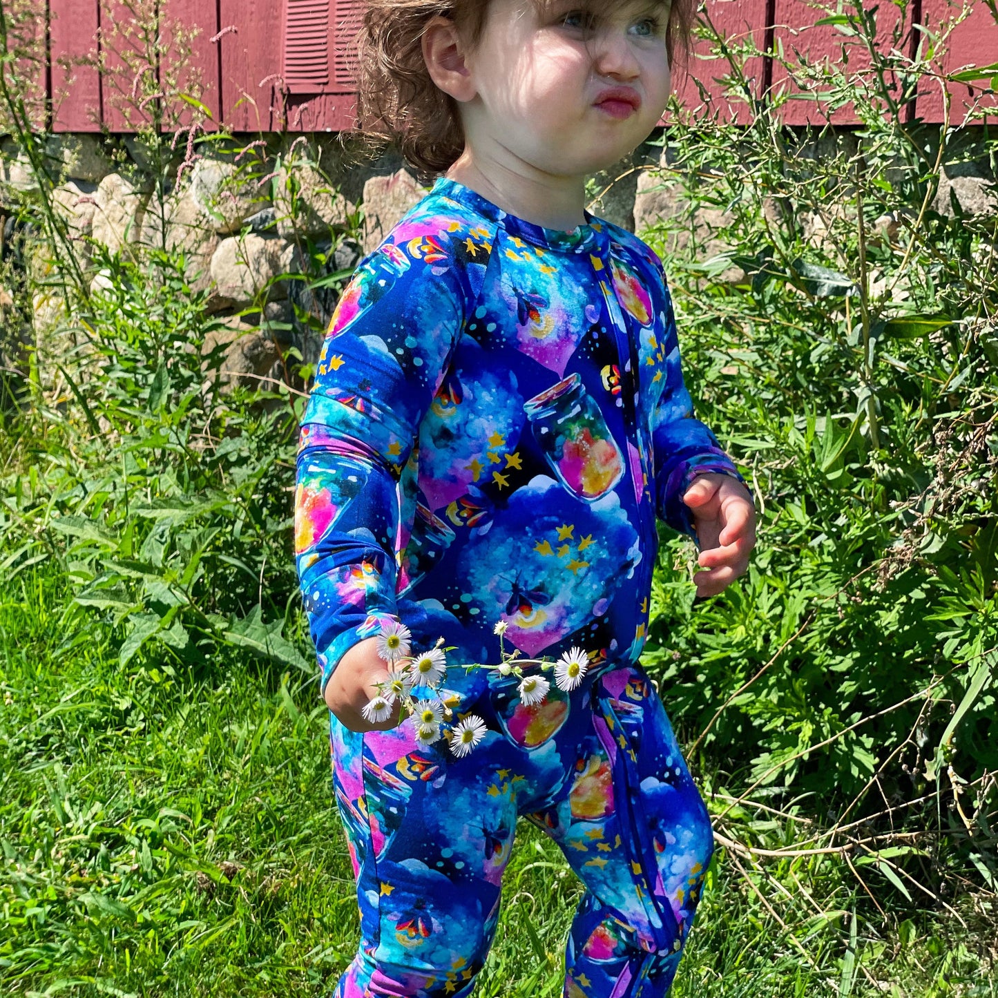 Light up the night Convertible zip romper