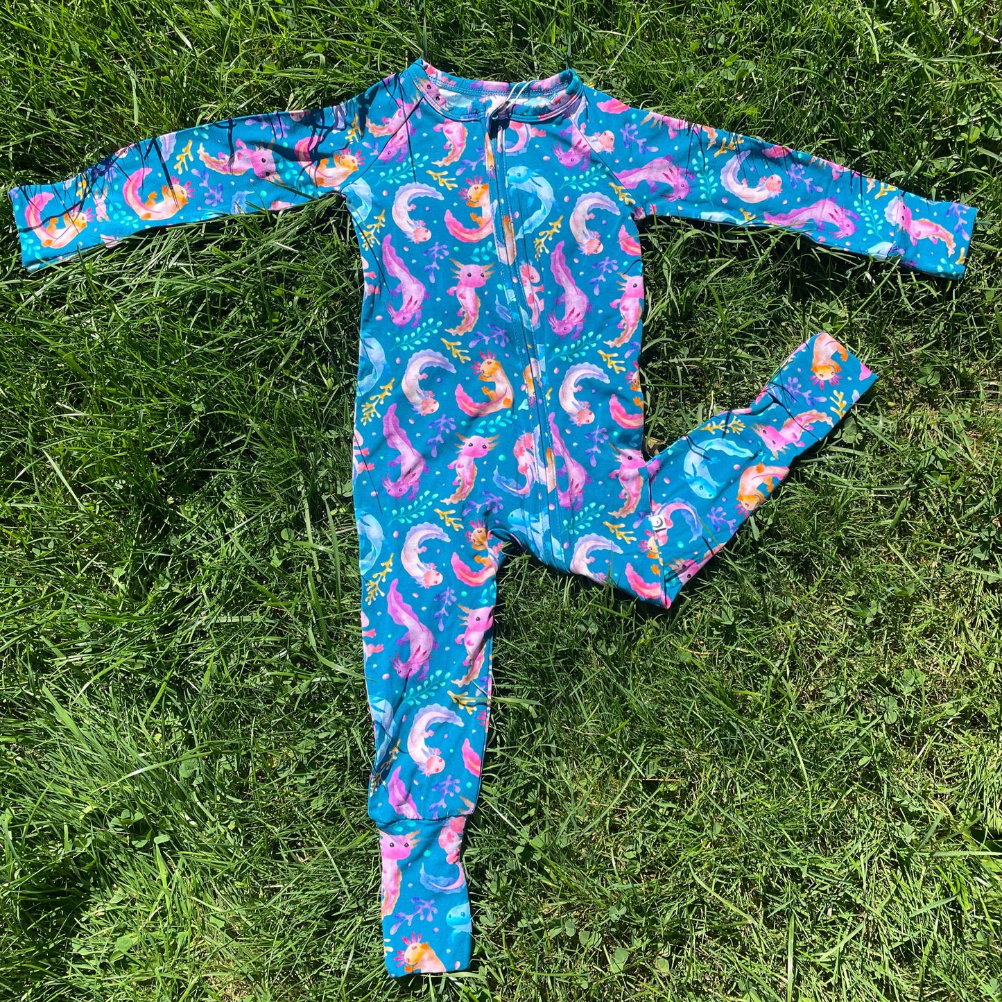 Alotl love Convertible zip romper