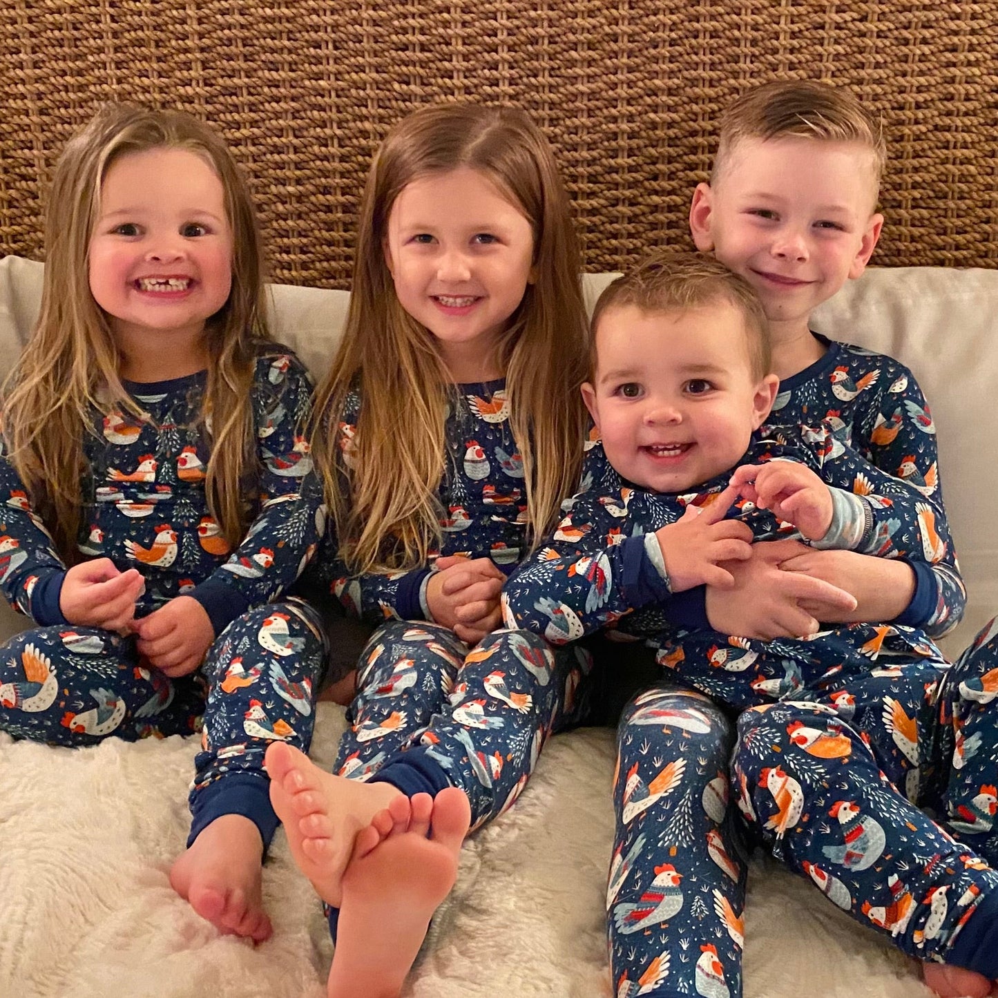 Cluckin' in a winter wonderland two-piece