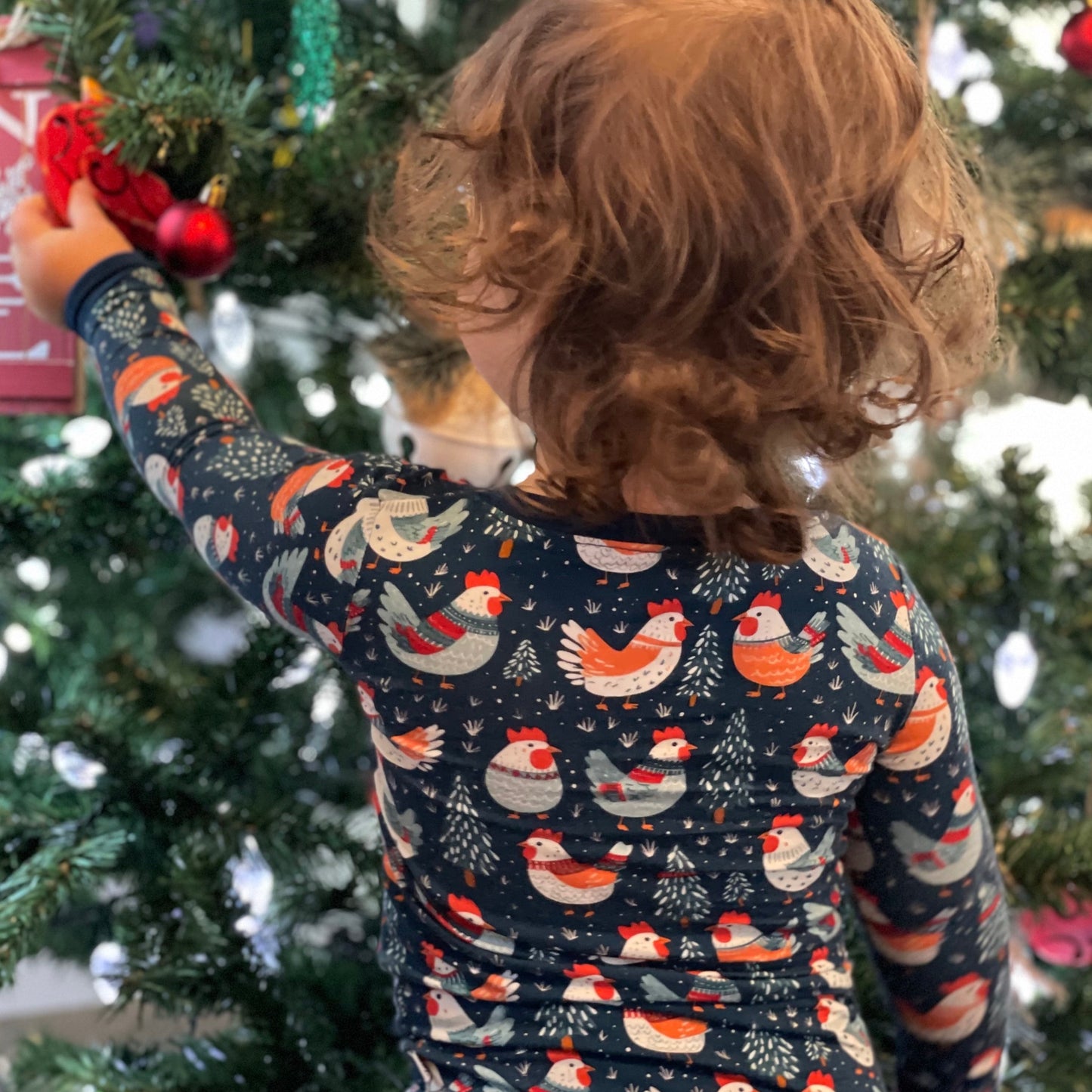 Cluckin' in a winter wonderland two-piece