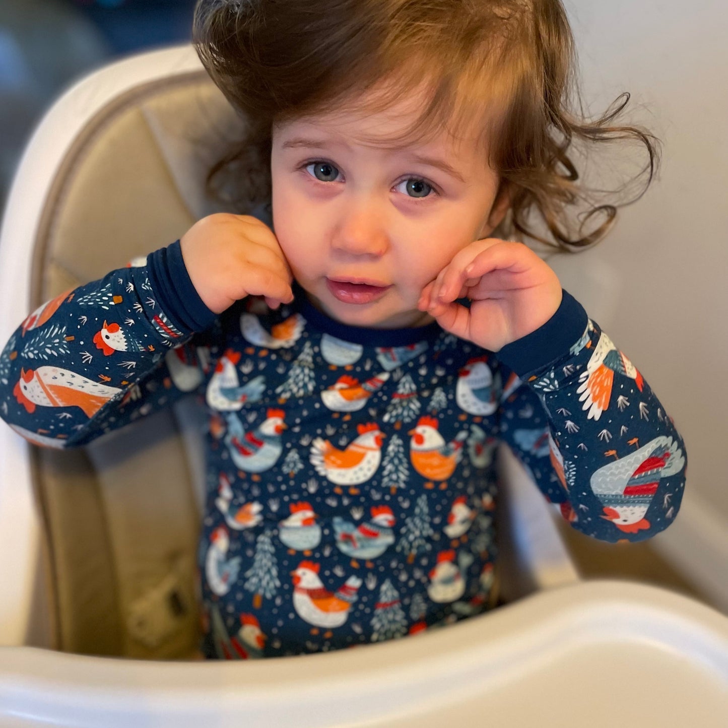 Cluckin' in a winter wonderland two-piece