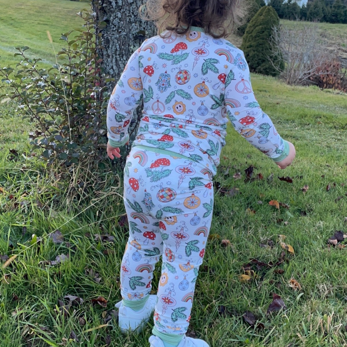 Groovy Holiday Convertible zip romper