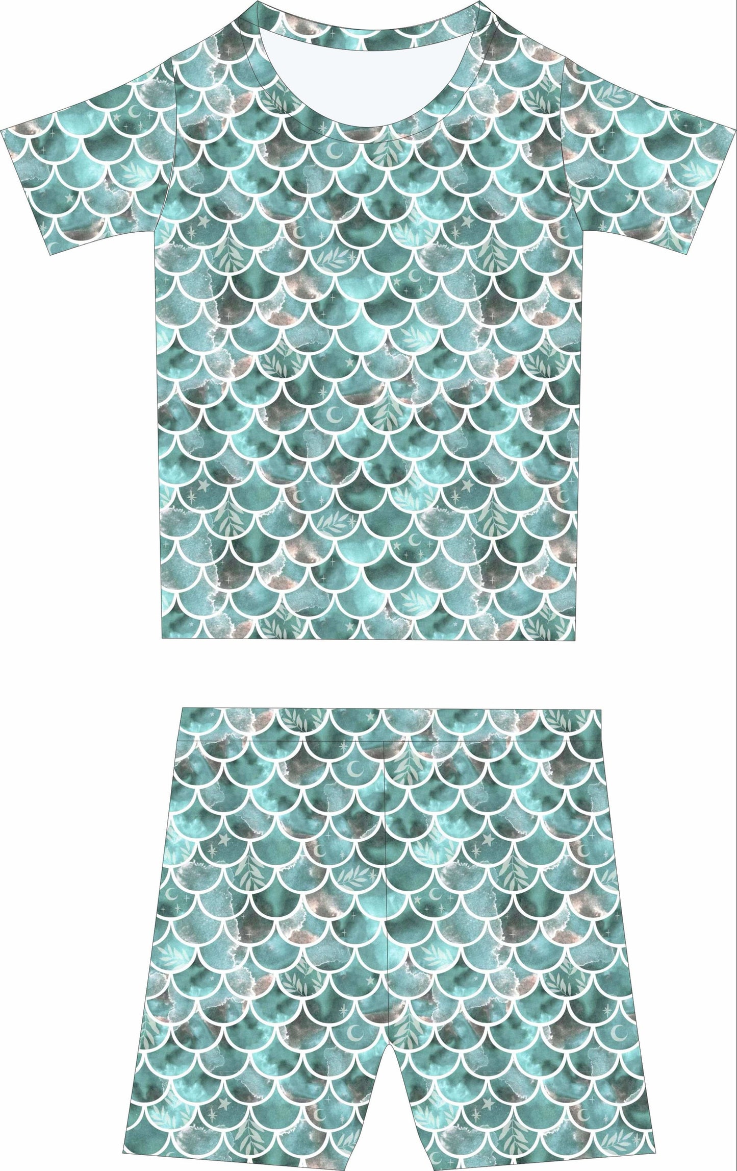 Jade Dreams Two-Piece Shorts Set